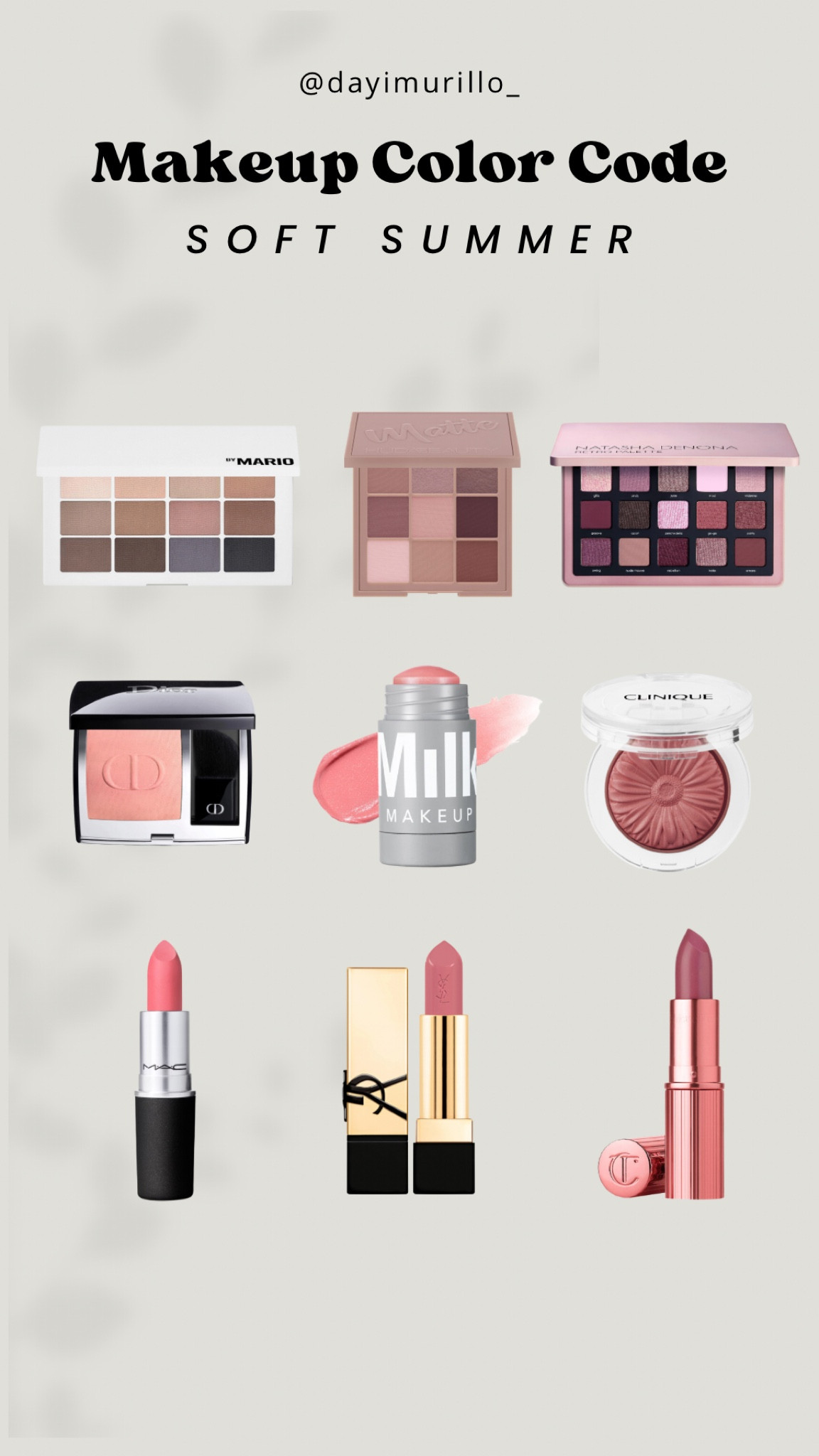 Soft Summer Makeup products 

#LTKSeasonal #LTKStyleTip #LTKBeauty