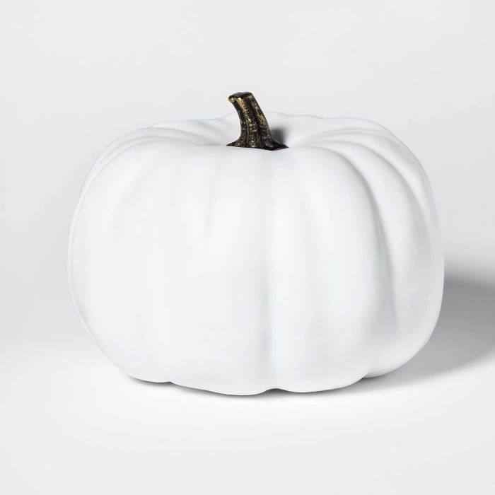 Painted Halloween Pumpkin Medium White - Hyde & EEK! Boutique™ | Target