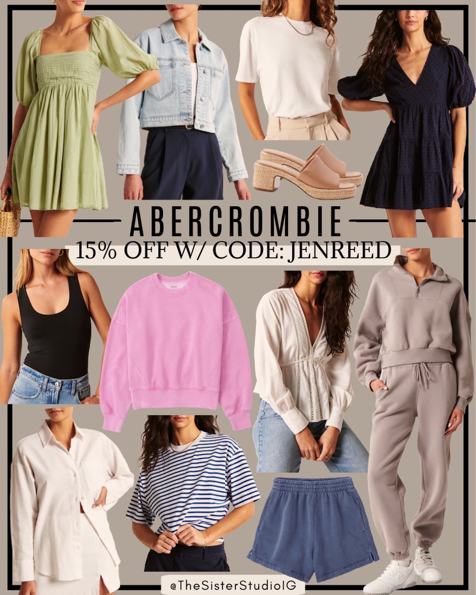 15% off Abercrombie with code: JENREED

@abercrombie

#abercrombiepartner 

#LTKsalealert #LTKstyletip