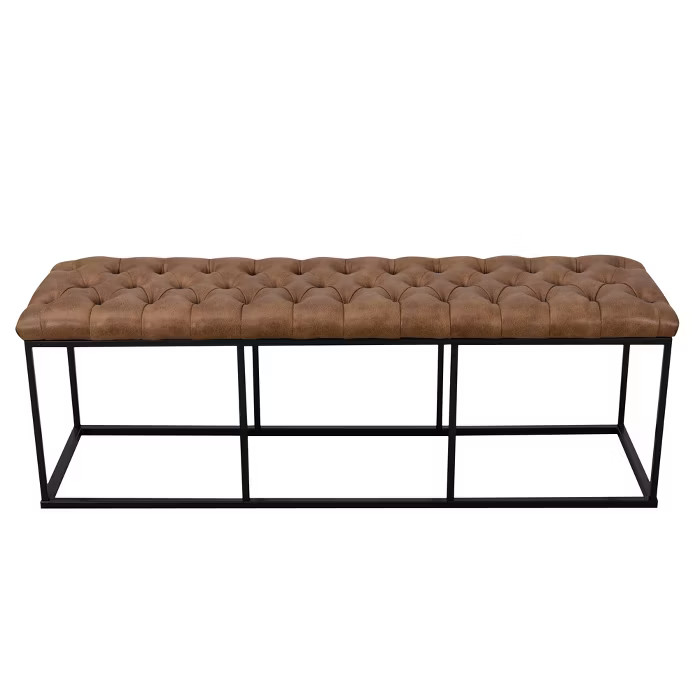 Draper Bench with Button Tufting - Homepop | Target