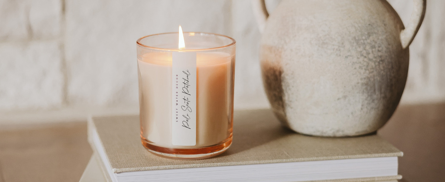 Sweet Water Decor Spa Day Scented Soy Candles – Sea Salt, Jasmine, Wood, Cream – Cozy Vacatio... | Amazon (US)