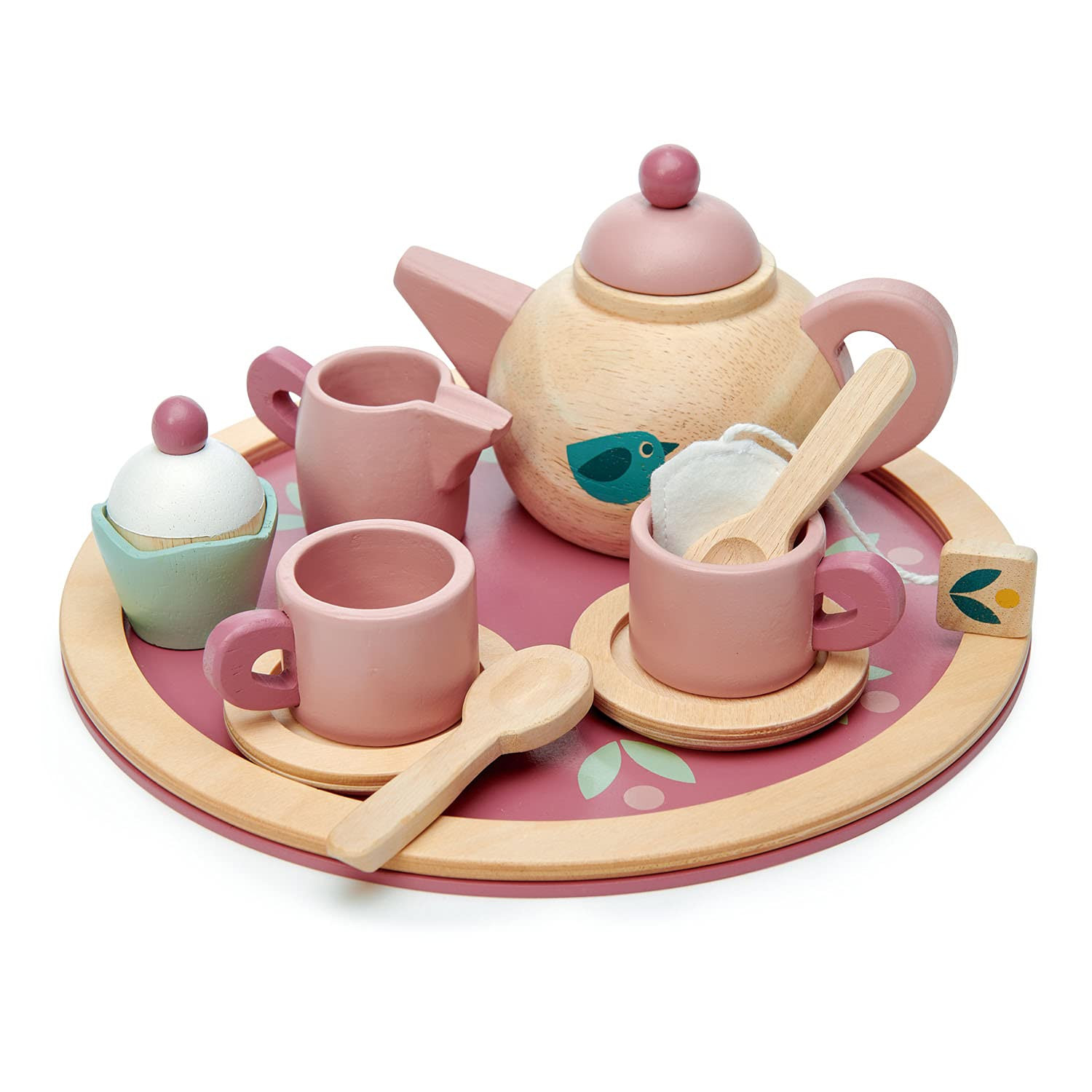 Tender Leaf Toys - Juego de té Birdie - Tetera realista, tazas y golosinas para fiesta de té de... | Amazon (US)