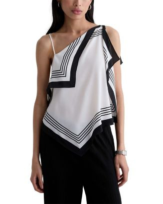 Border Print Scarf Top | Bloomingdale's (US)