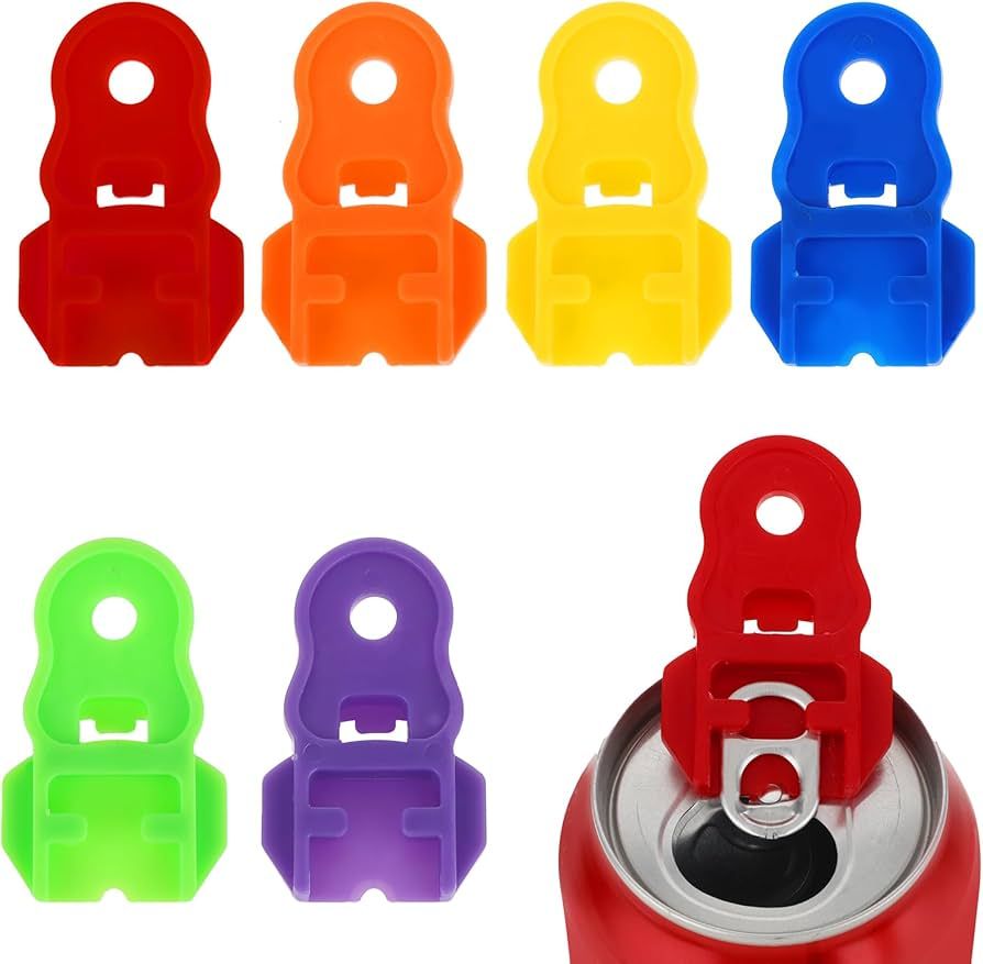 Giantree 6PCS Manual Easy Can Opener, Colorful Soda Beer Can Opener Beverage Can Cover Protector,... | Amazon (US)