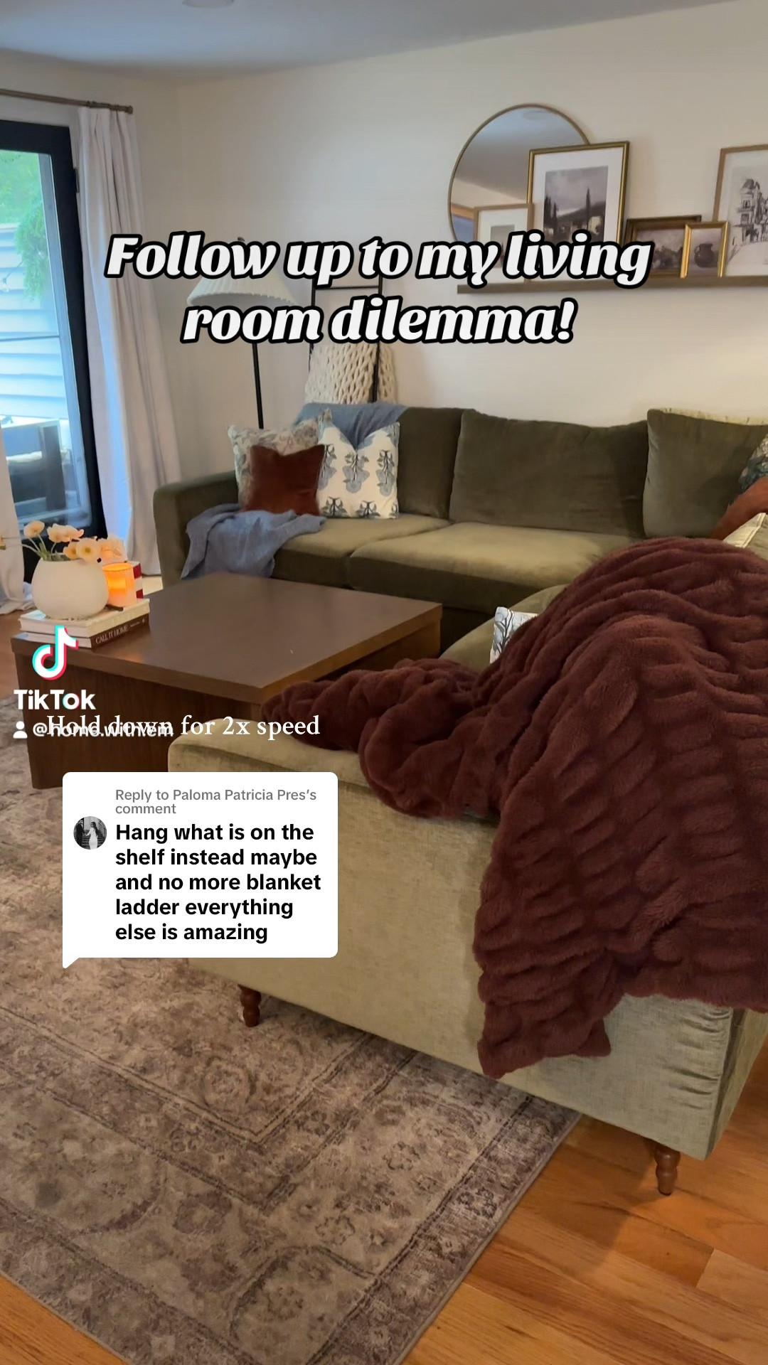 Added some blue decor to my living room! Blue throw pillow, blue blanket, coastal grandmother decor

#LTKStyleTip #LTKVideo #LTKHome