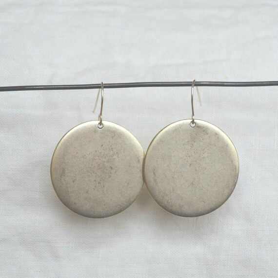 Tag Earring, Large Silver | Etsy (US)