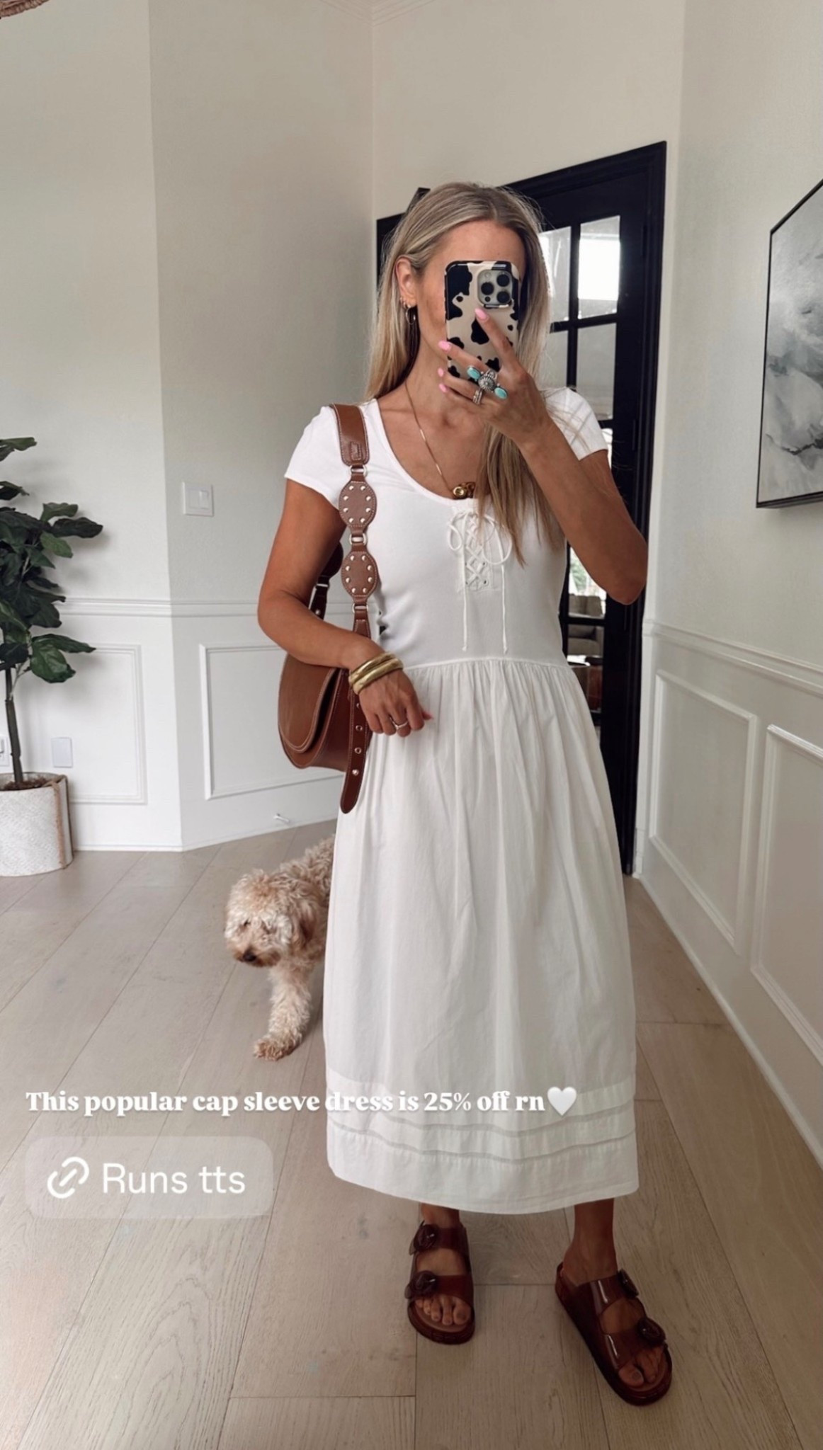 🤍 This popular cap sleeve dress is 25% off rn.I can’t believe this is from Target! 🙈✨🙌🏼🤍

Wearing my tts (small)

5’5” // 120 lbs 

#LTKootd #LTKSaleAlert #LTKdayinmylife