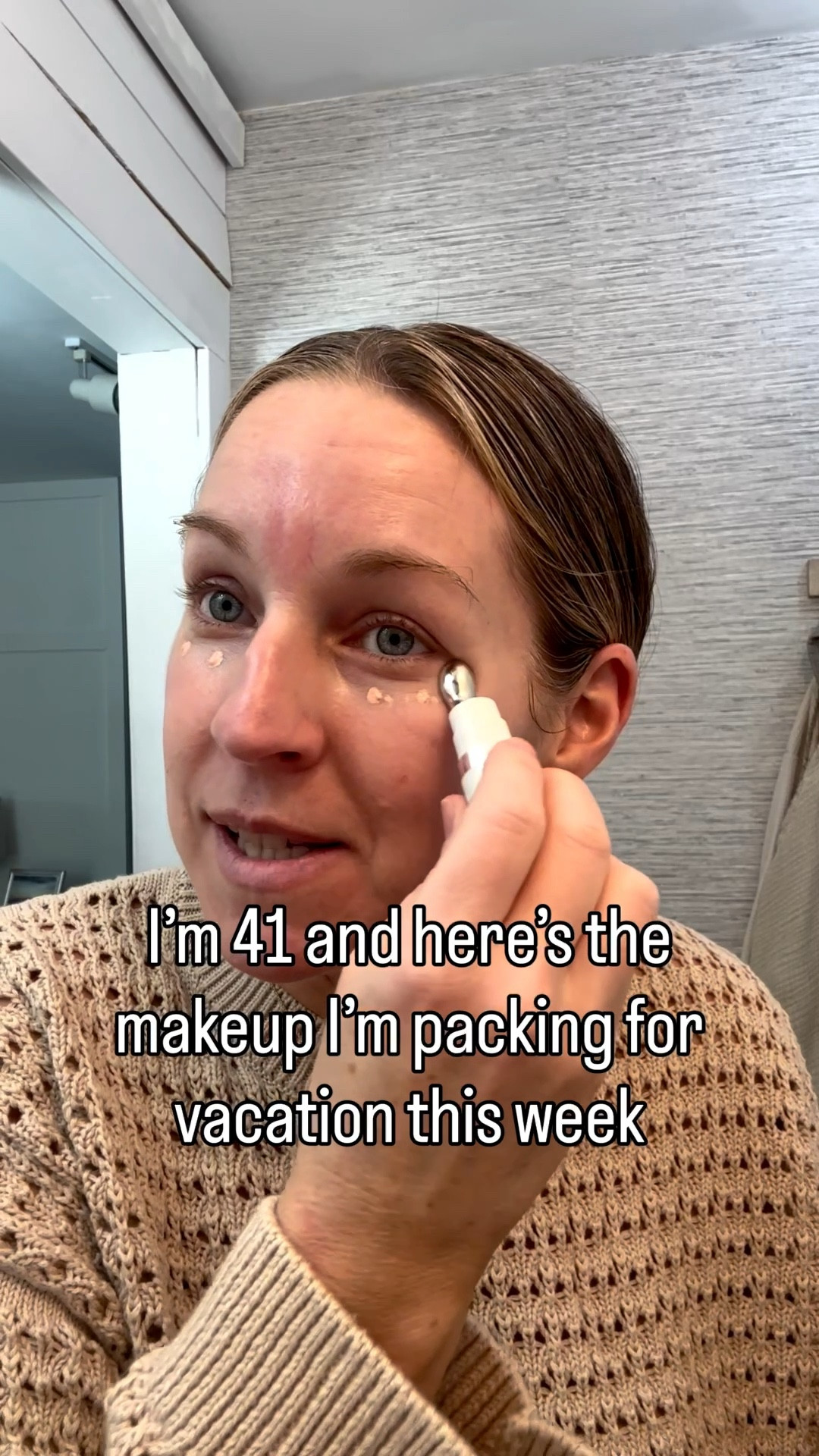 Wearing the light or fair shades while I’m not tanned but since I just self tanned, I’ll be bringing the medium shades! I’ll still use the fair shade of eye treatment so I’m light and bright. This is so good and more often than not, when you ask why I look so dewy, it’s this!! It’s magical and feels weightless! SPF PEOPLE!!! 
Water and sweat resistant and super convenient. BLUSH SHADE: BLUSH
LIP: ROSE


#LTKTravel #LTKBeauty #LTKOver40