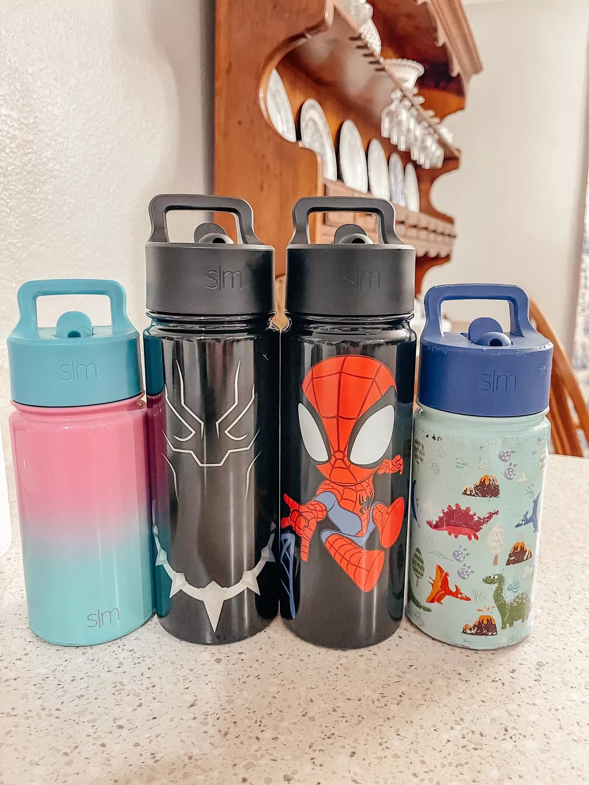 Simple Modern Marvel Spider Man Kids Water Bottle with Straw Lid Insulated Stainless Steel Reusable Tumbler for School, Toddlers