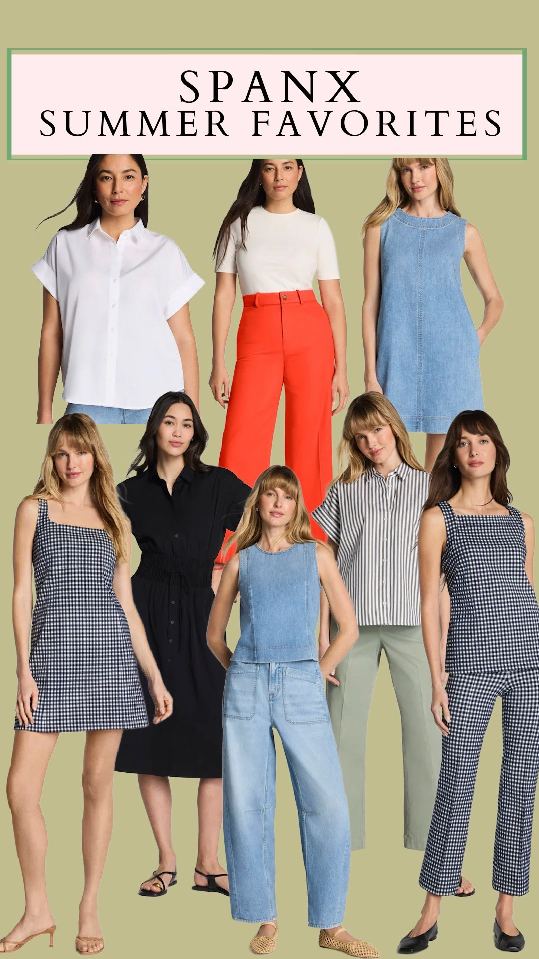 Use code LISAXSPANX for 15% off your first Spanx purchase. I wear small in most styles, and XS dresses. Lots of cute looks from work, play, travel

#LTKootd #LTKOver40 #LTKWorkwear
