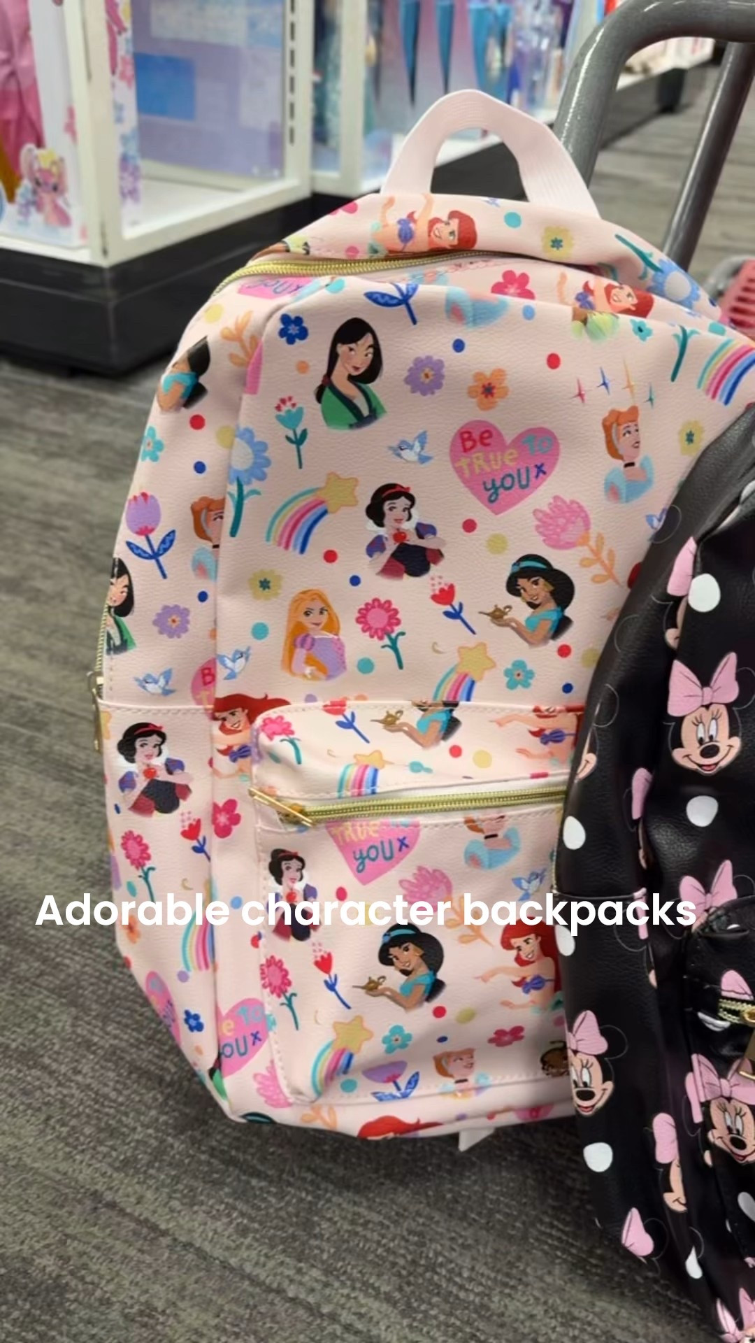 Mamas these character backpacks are so cute and affordable— I ordered the princess one for my upcoming Disney trip to keep snacks, activities, change of clothes etc in. Easy to wipe clean & water resistant 👏 Could be used for a diaper bag, travel bag, school bag — you name it. 

#travelbag #backpack #disney #disneyprincess #princess #disneyfinds 

#LTKTravel #LTKSaleAlert #LTKKids
