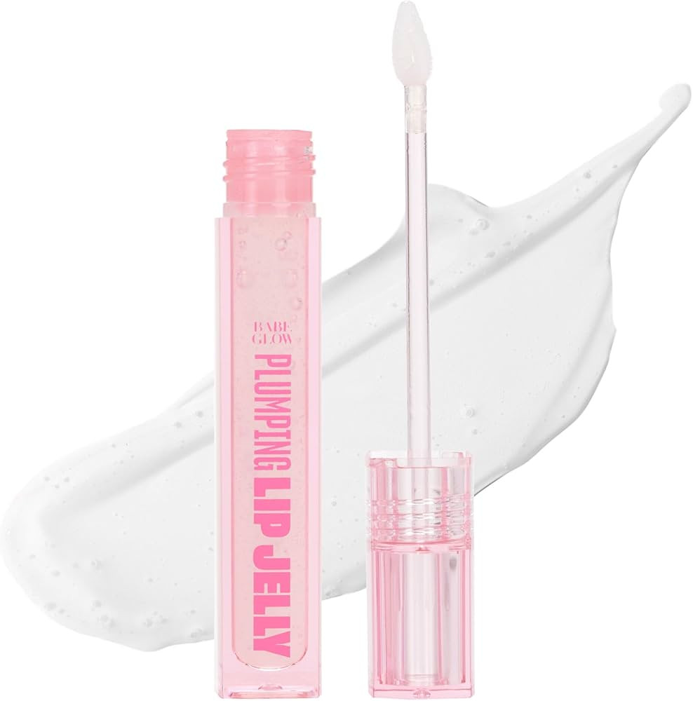 BABE ORIGINAL Glow Plumping Lip Jelly For Thicker Lips - High Shine Lip Gloss for Moisturizing, H... | Amazon (US)