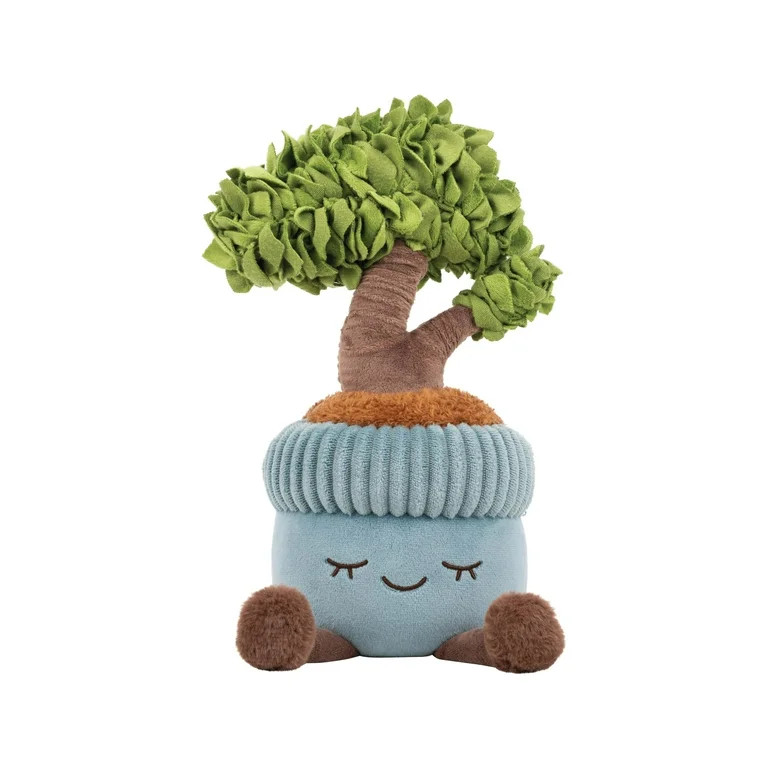 Greenhouse by Russ 12 Inch Green Bonsai Tree Recycled Stuffed Plush Toy | Walmart (US)