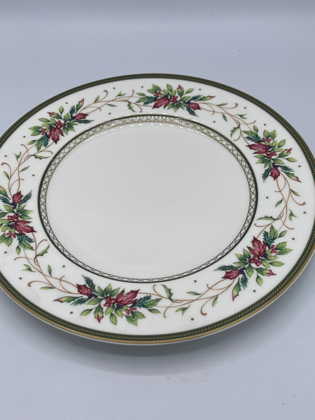 Fitz and Floyd Winter Holiday plate | Etsy (US)