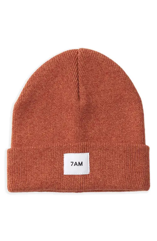 7 A.M. Enfant Kids' Heathered Beanie in Spice at Nordstrom, Size 2-6 Y | Nordstrom