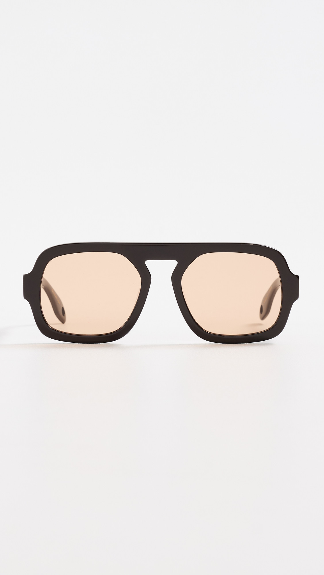 Elisa Johnson Jane Sunglasses Dark Brown One Size | Shopbop