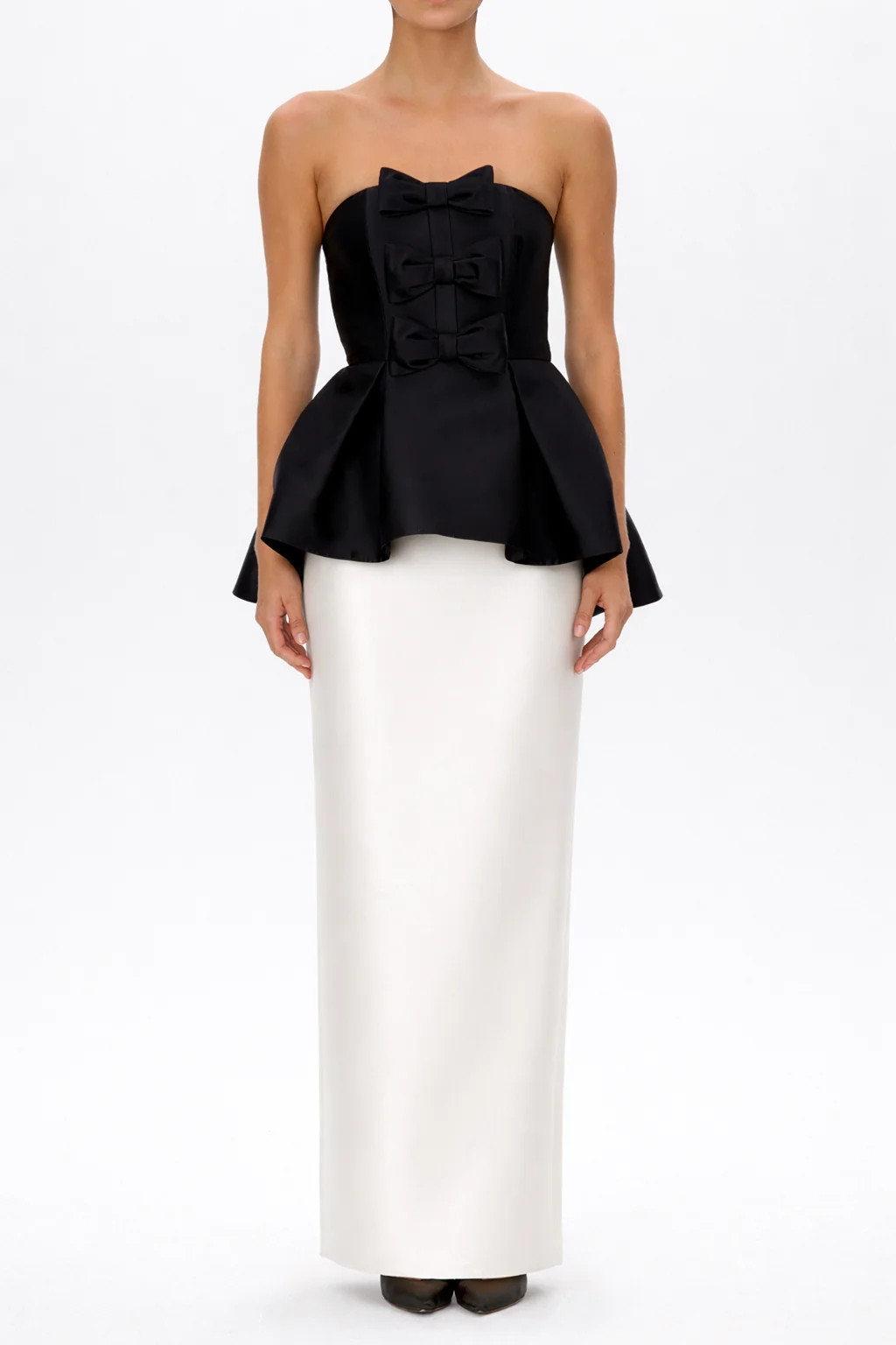 Silk and Wool Column Skirt | ALEXIA MARIA LLC