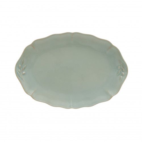 Costa Nova Alentejo Turquoise Medium Oval Platter | Gracious Style