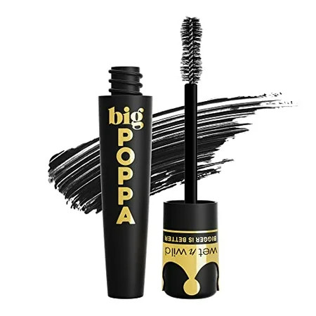 Wet n Wild Big Poppa Mascara | Volumizing | Lifting | Lengthening | Nourising | Blackest Black | Walmart (US)