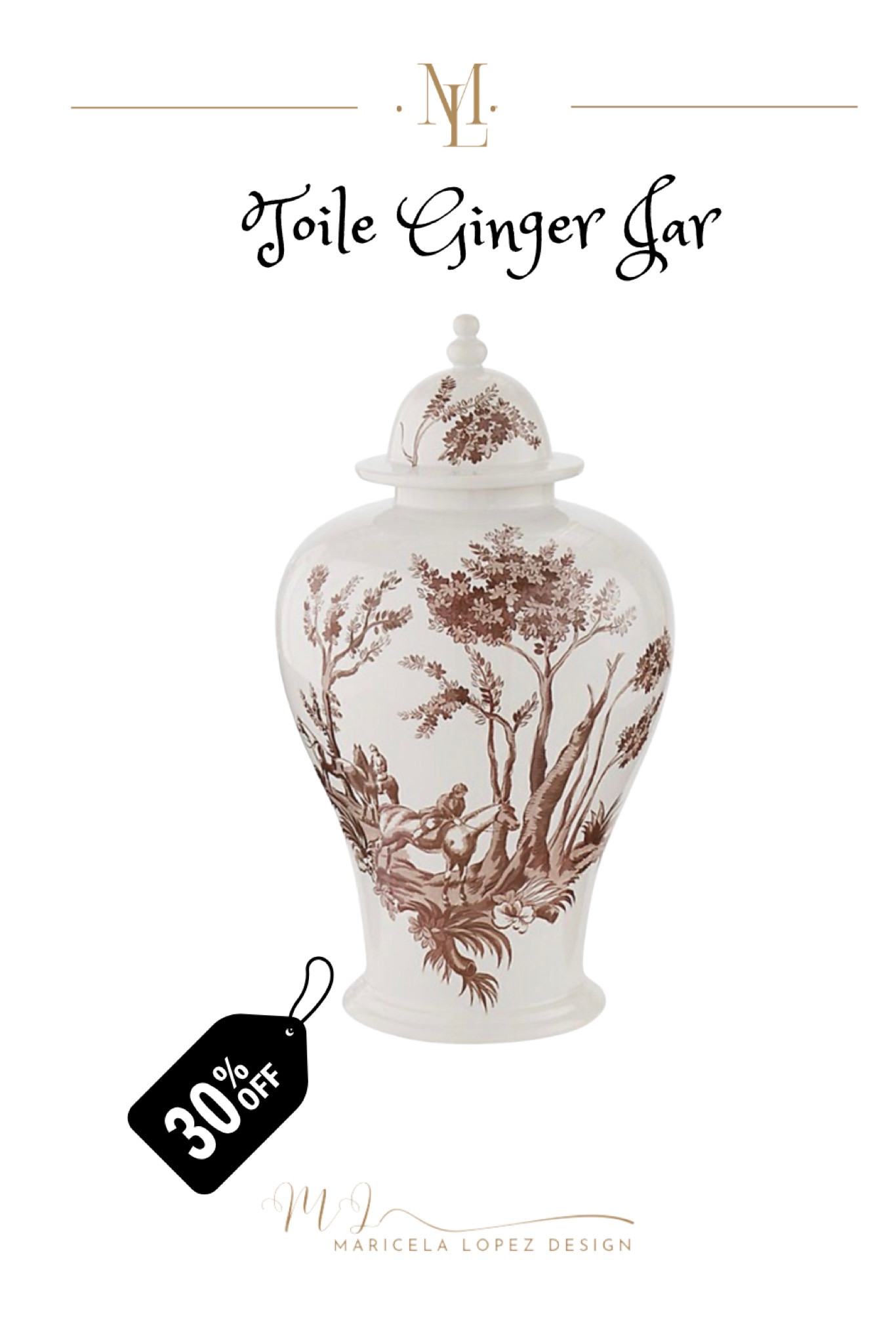 Beautiful Toile Ginger Jar, currently on my cart! It is 30% off perfect mother’sday idea

#LTKMothersDay #LTKSeasonal #LTKHome