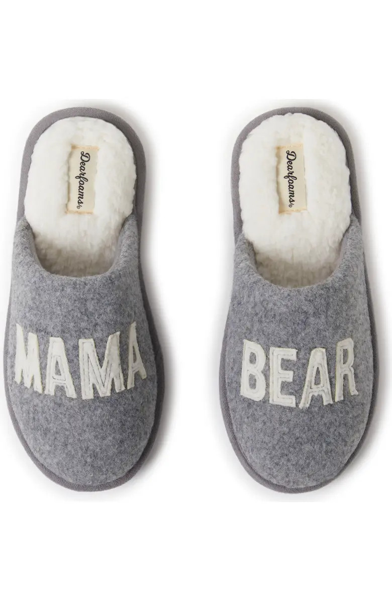 DEARFOAMS Carley Mama Bear Mom Scuff Slipper (Women) | Nordstrom | Nordstrom