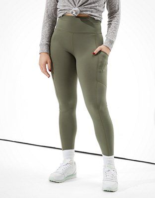 AE Curvy Everything Pocket High-Waisted Legging | American Eagle Outfitters (US & CA)