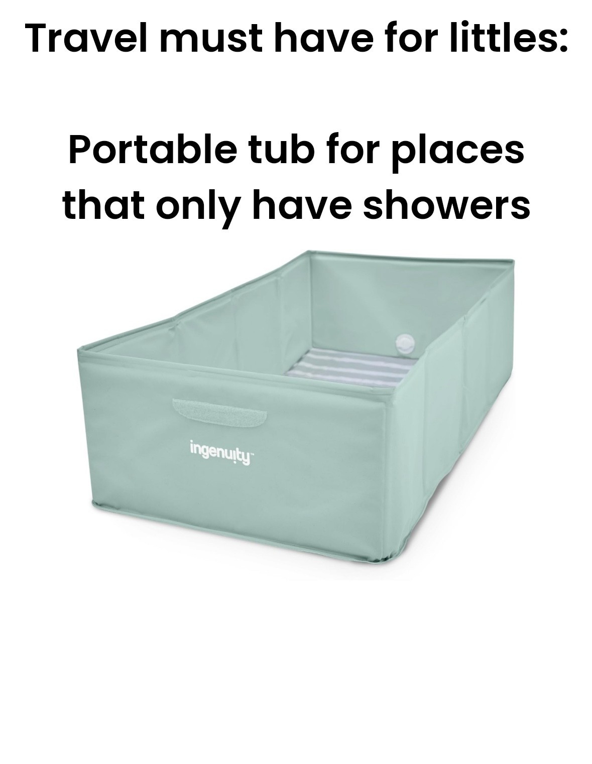 Perfect portable bathtub for travel locations that only have showers when you have little 

#LTKBaby #LTKKids #LTKTravel
