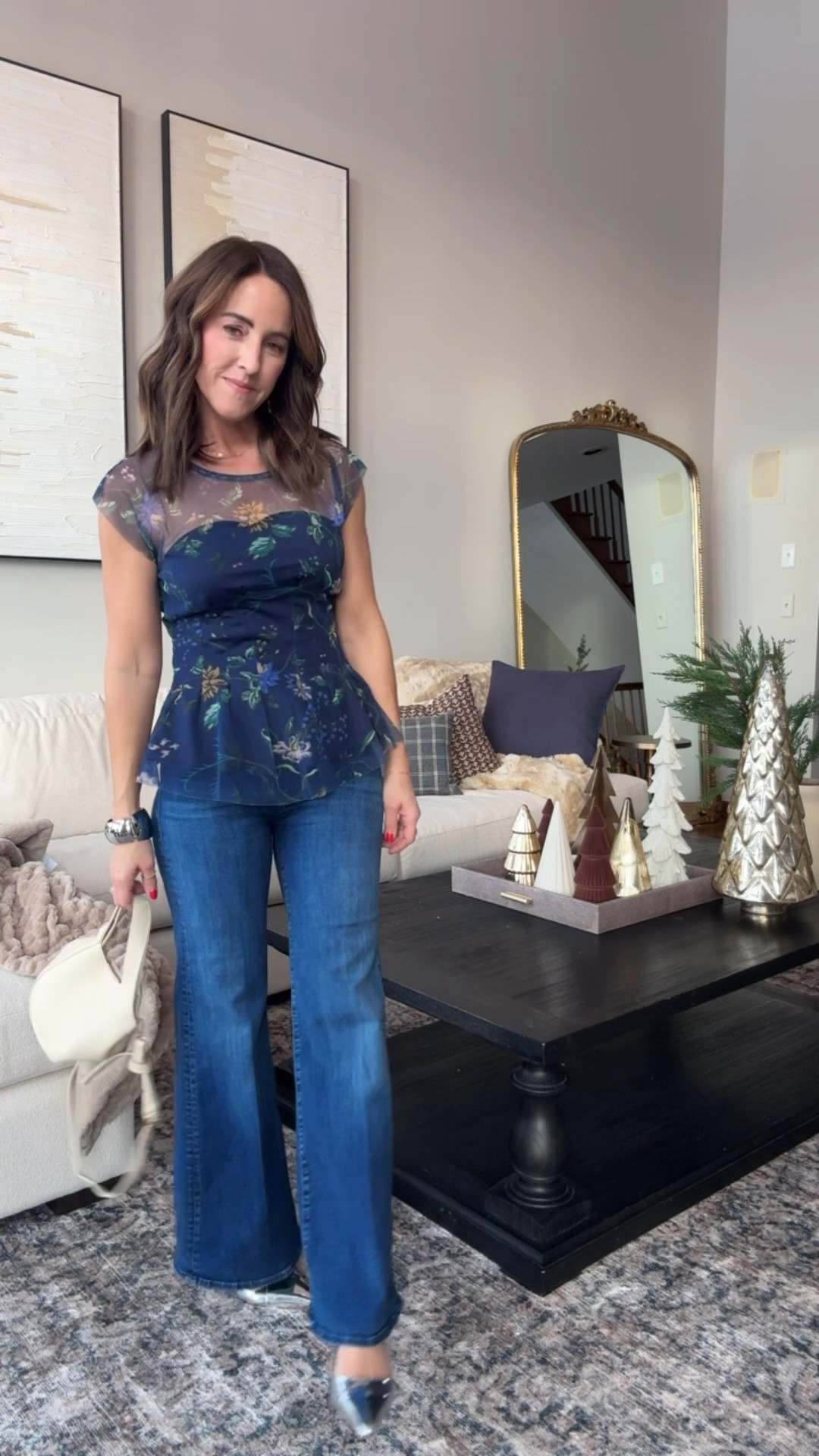 A unique color mix for a chic holiday/winter look. 
XS top. If in between, size down. 


#LTKSeasonal #LTKOver40 #LTKHoliday