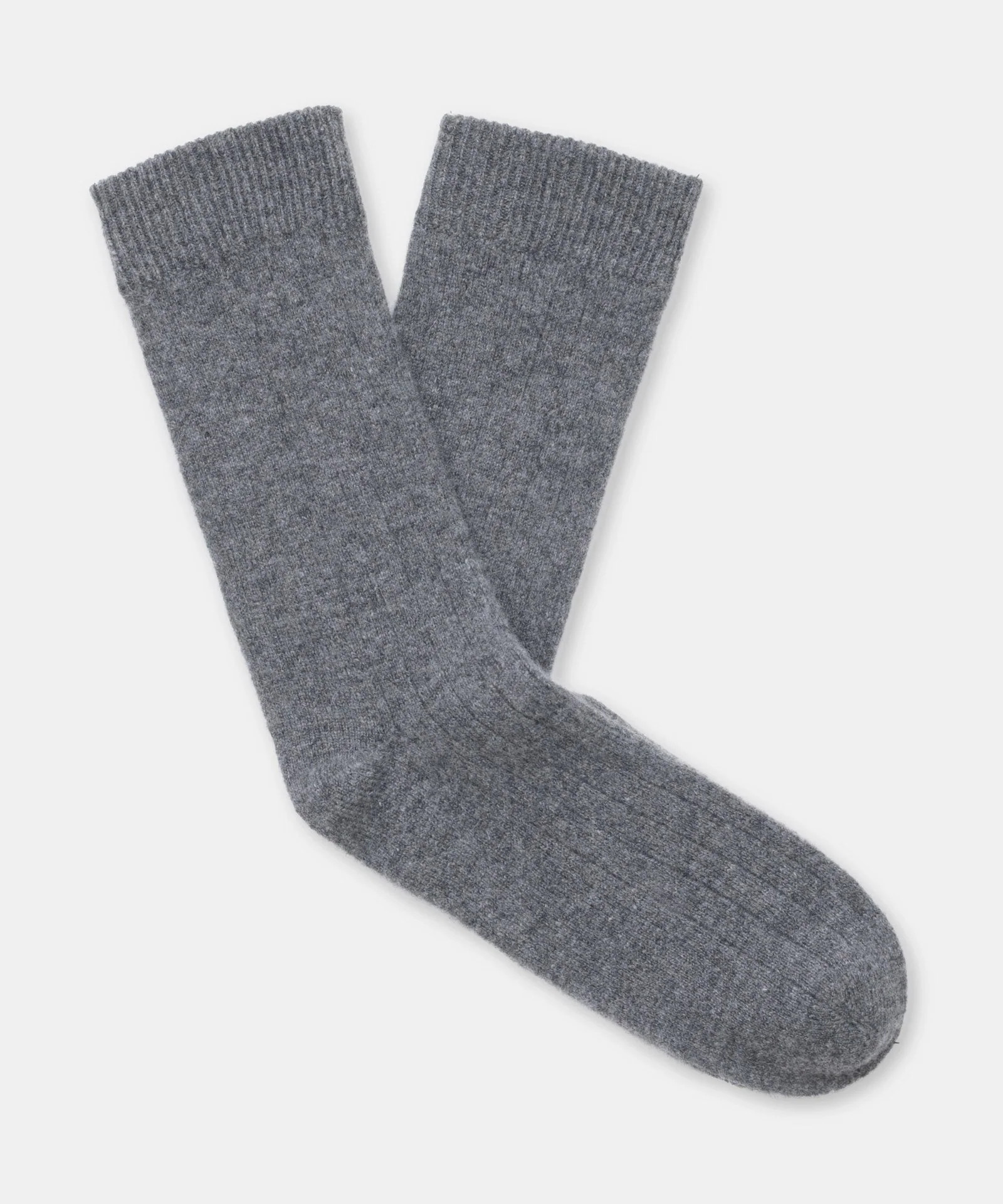Signature Cashmere Ribbed Socks | NAADAM