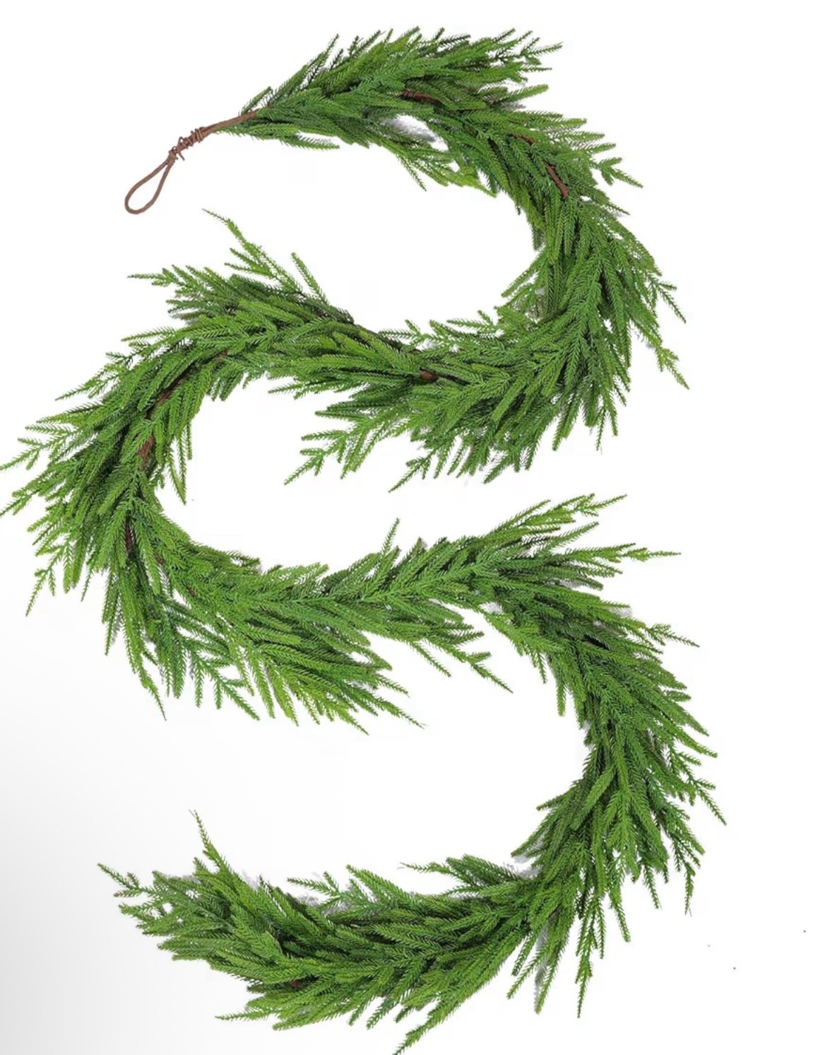 My favourite real touch Norfolk pine garland! 9 ft for under $25 USD, $39.99 for my fellow Canadians! 

#LTKHome #LTKFindsUnder50 #LTKSaleAlert