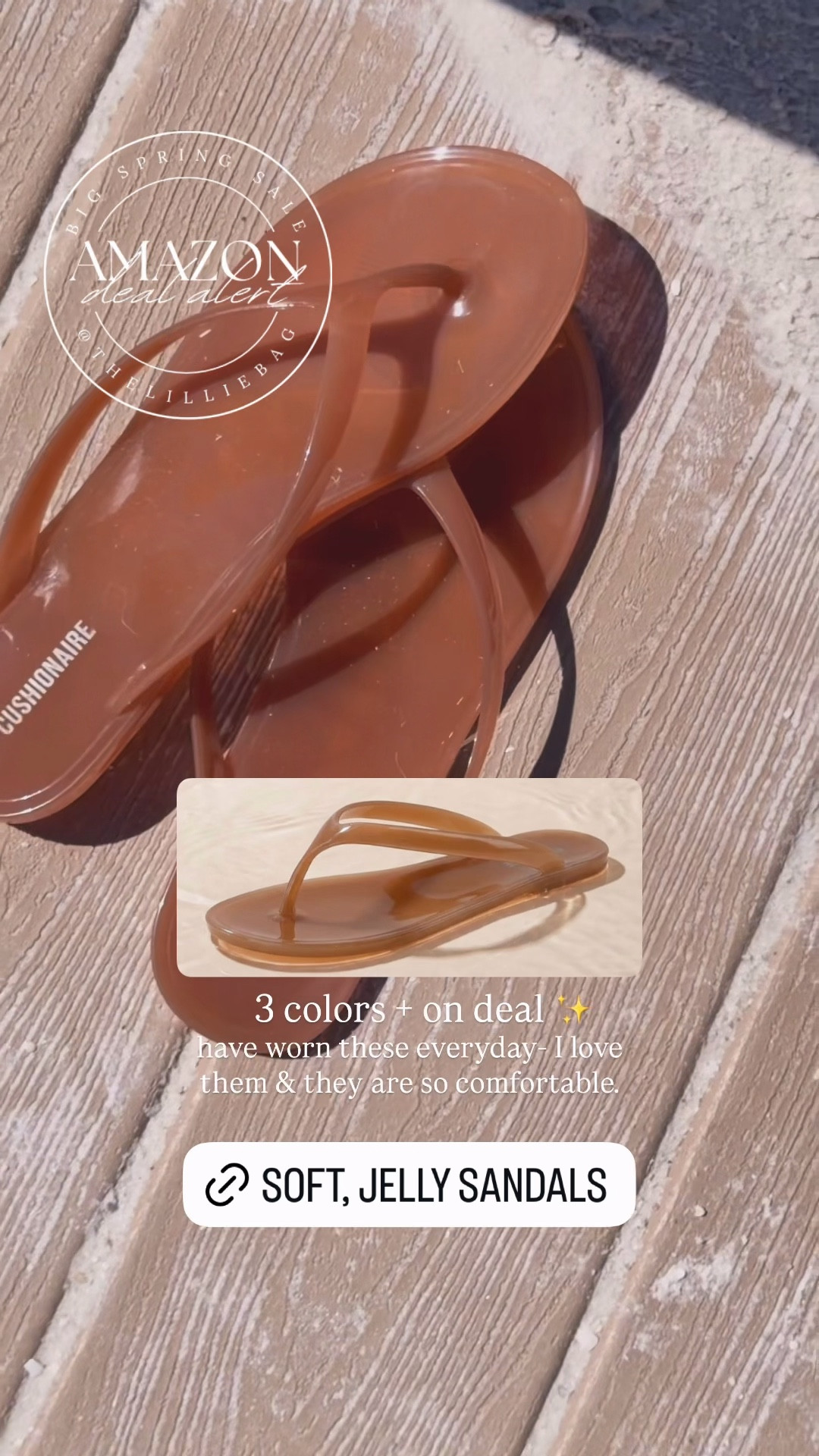 A luxe for less! These jelly sandals are most loved on the store front & come in 3 colors! 
Soft and my most worn this week! 🤍☀️

On deal ✨✨✨


Sandals. Resort wear. Spring 



#LTKSeasonal #LTKSaleAlert #LTKootd