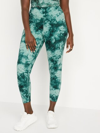 Extra High-Waisted PowerChill Hidden-Pocket 7/8-Length Leggings for Women | Old Navy (US)