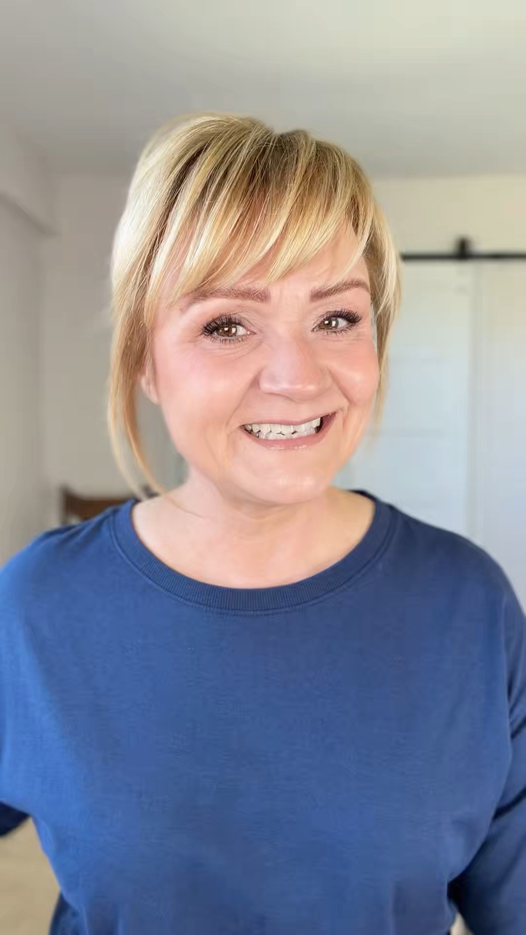  Adore you apply mature makeup!  
Dermaplane (or shave your face). 
Milky toner   
Brow pen.  

#LTKOver40 #LTKgrwm #LTKBeauty