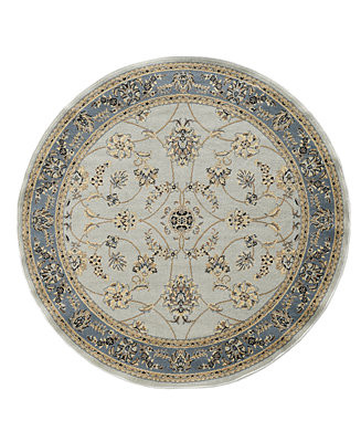 CLOSEOUT! Pesaro Isfahan 5'3"x5'3" Round Area Rug | Macy's