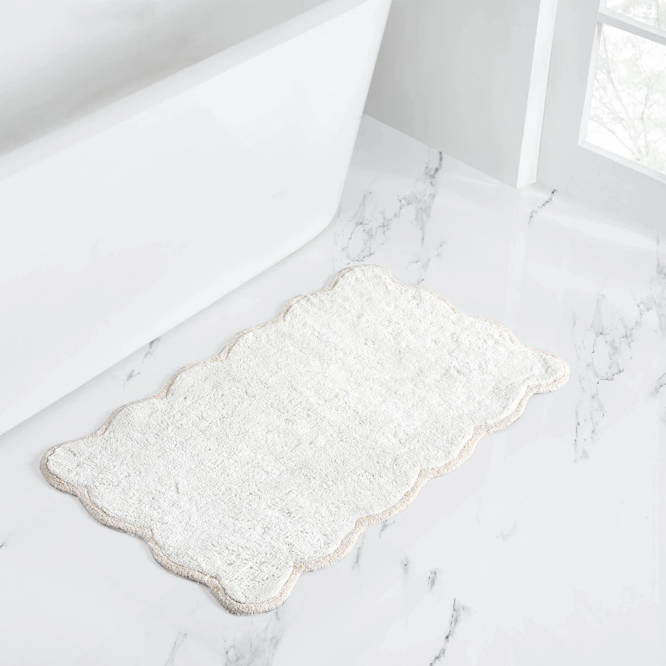 Ebern Designs Home Whitman Cotton Bath Rug | Wayfair North America