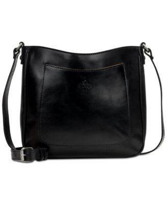 Patricia Nash Emeline Small Leather Crossbody, Created for Macy's - British Tan | Macy's
