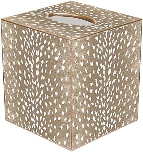 Amazon.com: Marye-Kelley Tan Antelope Tissue Box Cover Neutral Decorative Accent Bathroom Décor,... | Amazon (US)