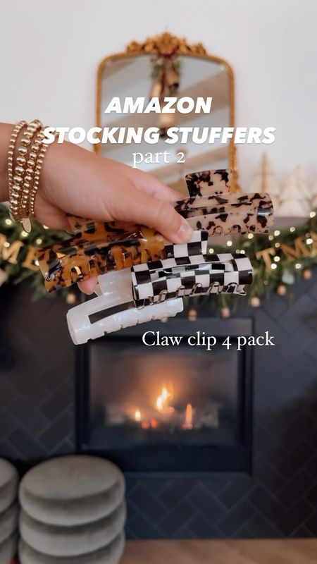 Amazon stocking stuffers for her! 
Stocking stuffers
Gift guide
Amazon gifts
Claw clips


#LTKsalealert #LTKfindsunder50 #LTKGiftGuide