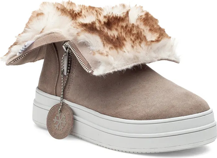 JSlides Tristan Faux Fur Platform Sneaker Bootie | Nordstrom | Nordstrom
