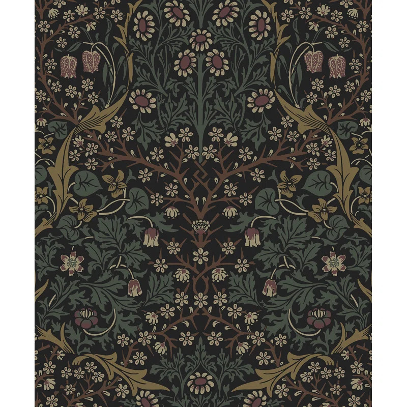 Sharece Peel & Stick Floral Roll | Wayfair North America