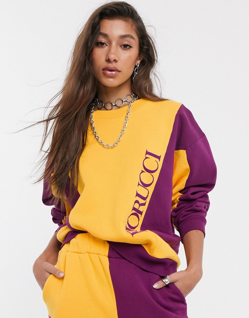 Fiorucci velour colour block tracksuit top-Multi | ASOS (Global)