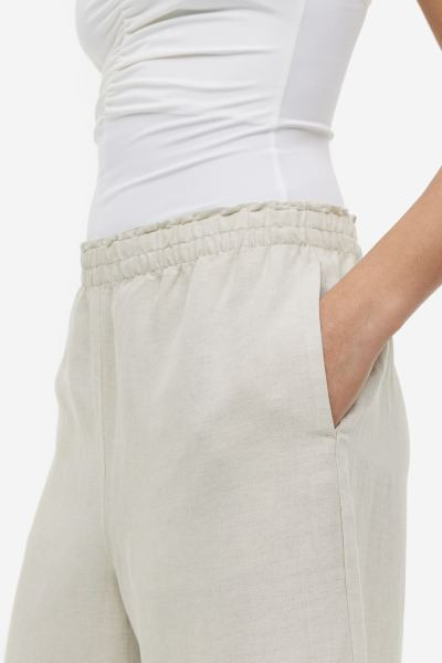 Linen-blend Crop Pants | H&M (US + CA)