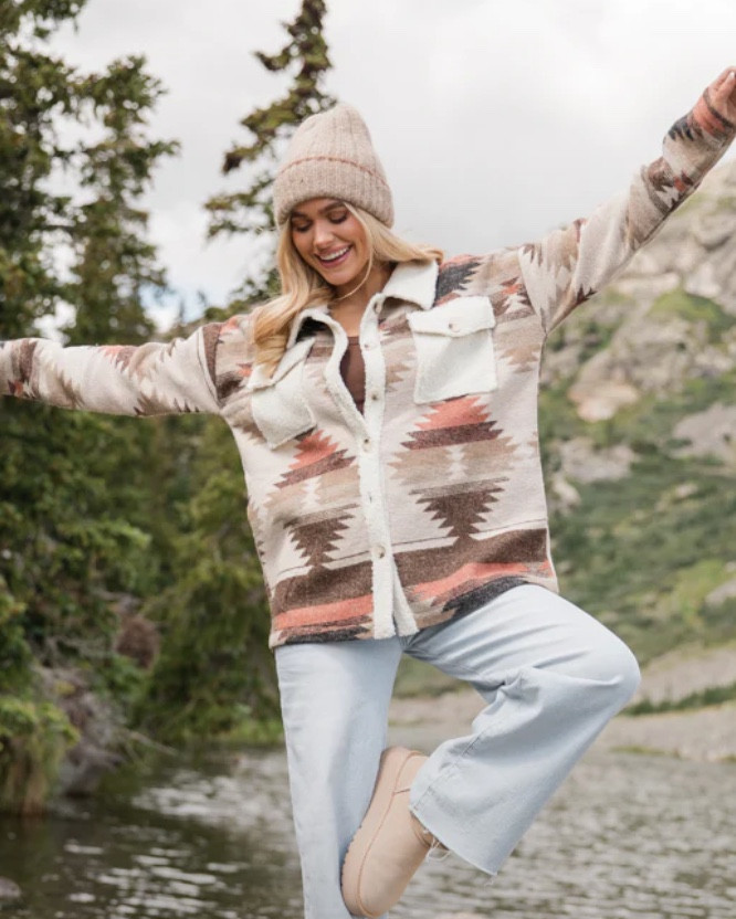 Cute Aztec jacket! I have a few from Vici from last season but this one would be the perfect addition to your fall wardrobe! Such a staple piece! Pink Lily fall affair collection 

#LTKFallSale #LTKFamily #LTKStyleTip