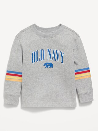 Oversized Long-Sleeve Graphic T-Shirt for Toddler Boys | Old Navy (US)