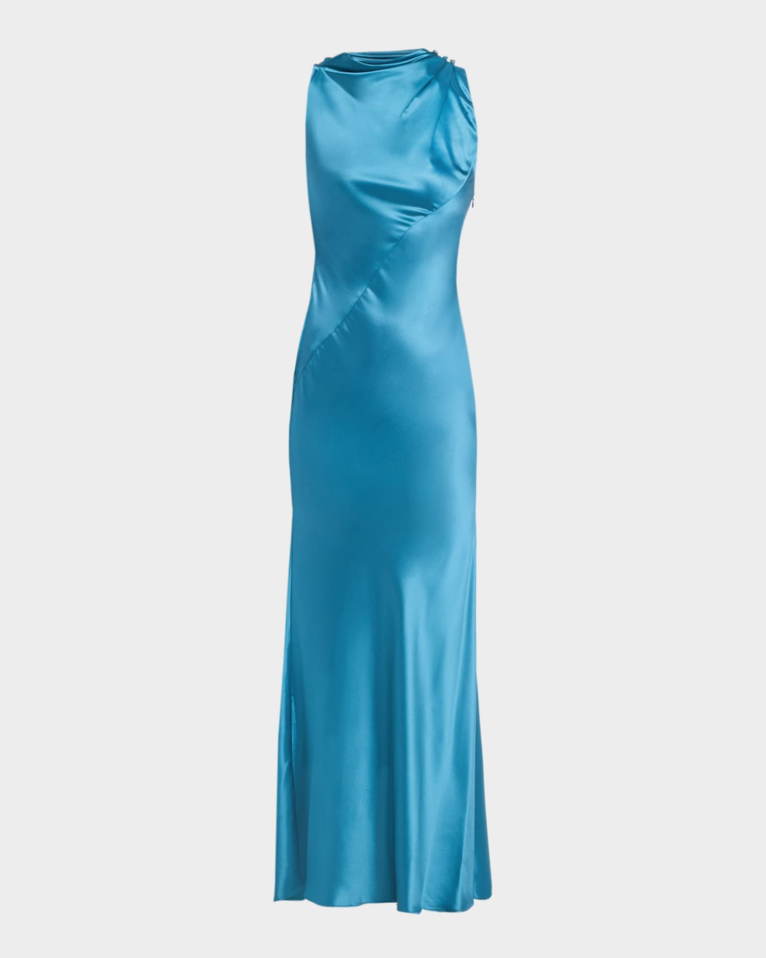 Ropley Bias-Cut Satin Dress | Neiman Marcus