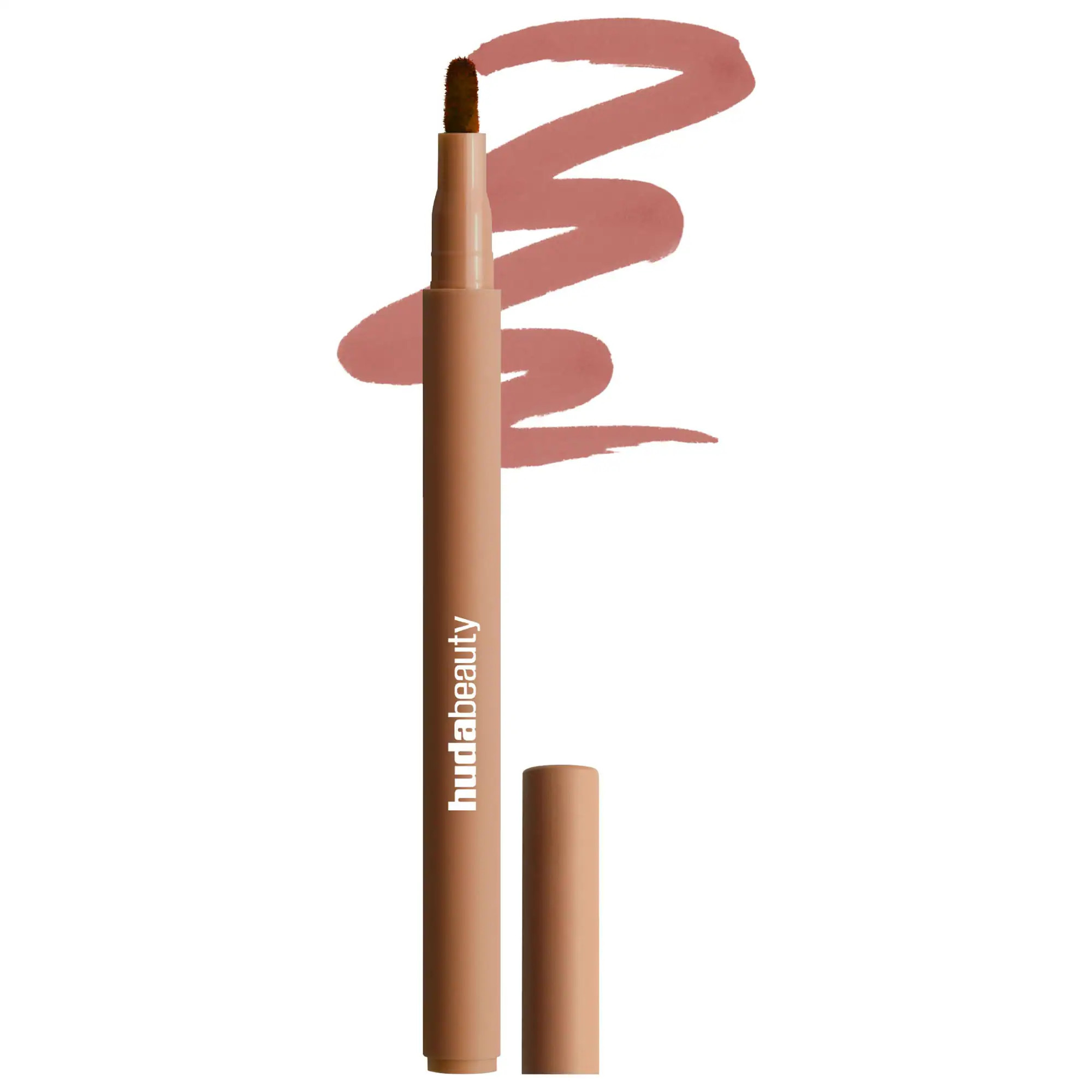 HUDA BEAUTY Lip Contour Lip Stain for 12-Hour Wear Soft Nude 0.03 oz/1 mL | Sephora (US)