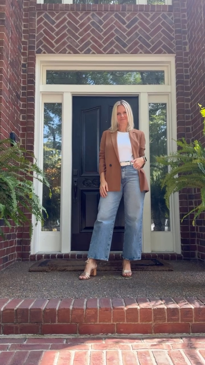 Fall Outfit
…
One of our favorite pairs of jean for fall is fabulous paired with a brown blazer for fall 🍂🍂

#LTKStyleTip #LTKSeasonal #LTKOver40