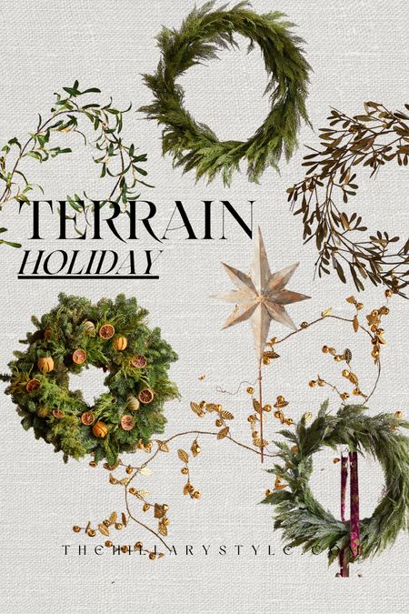 Terrain has the most beautiful wreaths and decorative garland. 

@ShopTerrain, #shopterrain, FTC required #Ad, and the LTK bundle @shop.ltk, #liketkit

#LTKhome #LTKHoliday #LTKSeasonal