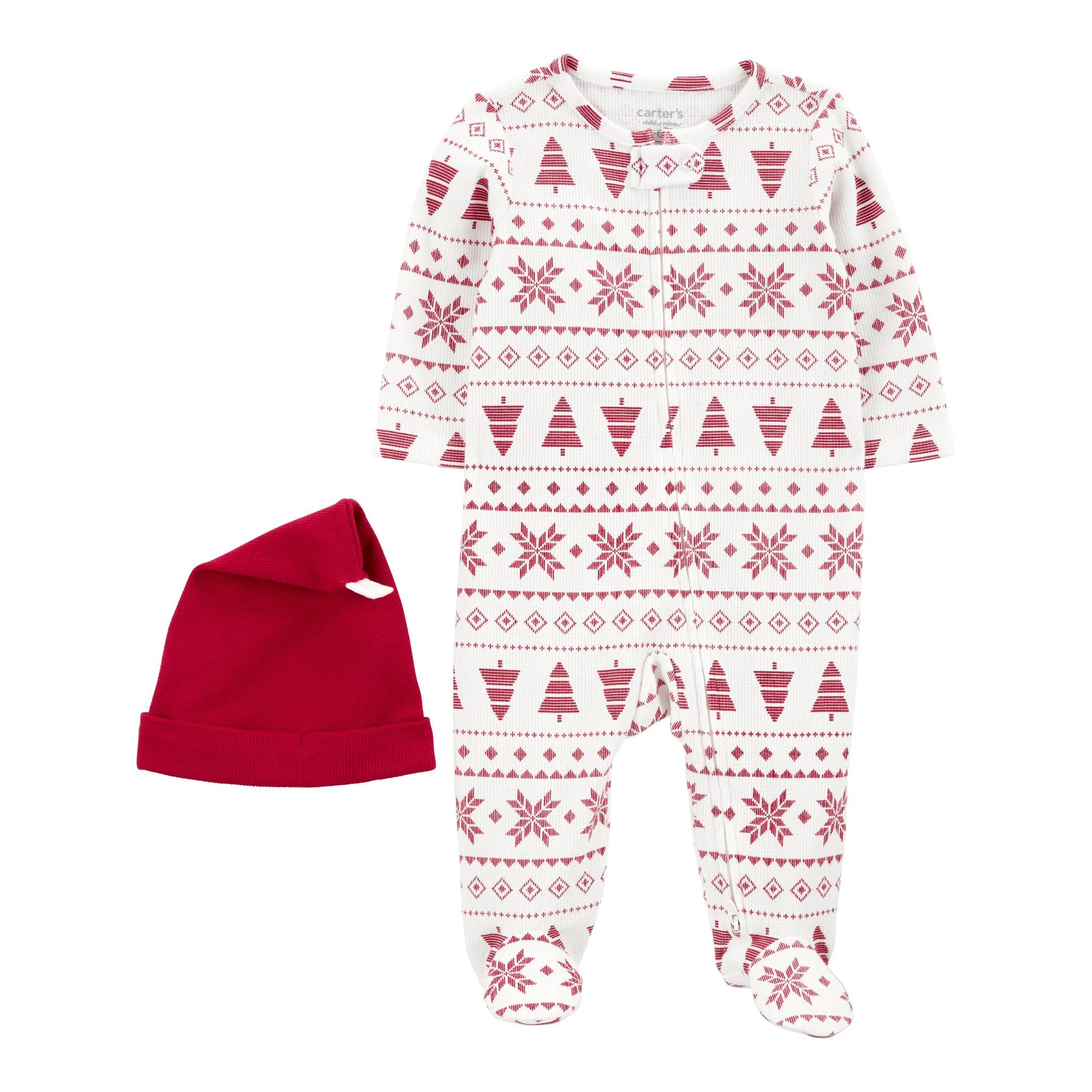 Carter's Child of Mine Baby Unisex Holiday Sleep 'n Play, 2-Piece, Sizes Preemie-6/9 Months | Walmart (US)