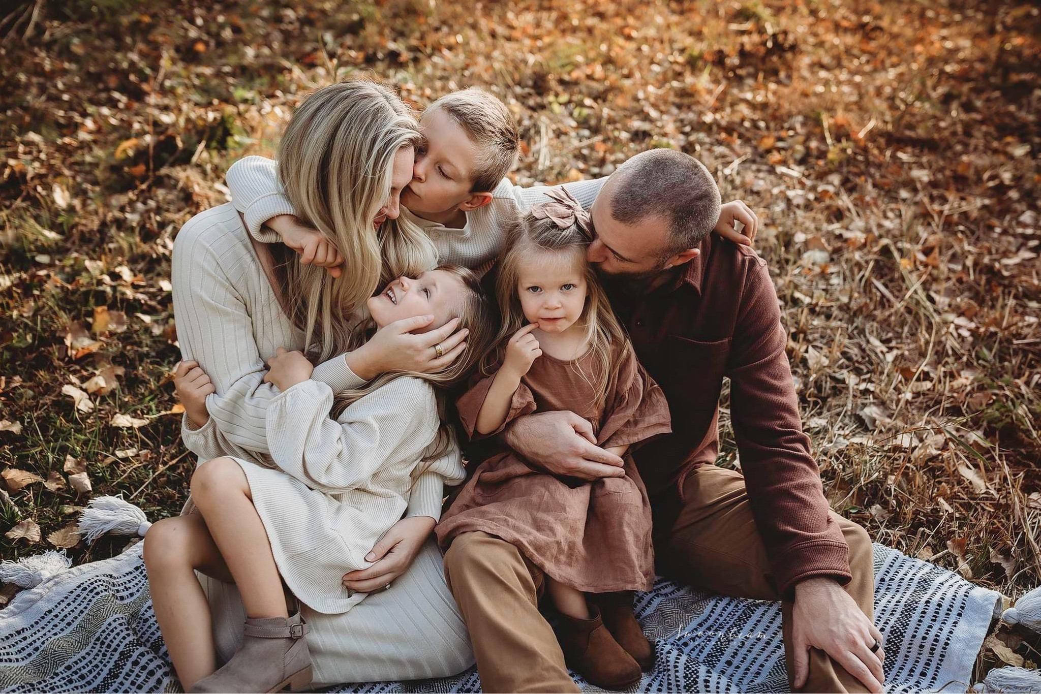 We got a lot of questions on our outfits for family pictures! Almost everything is linked here except for the girls dresses. 

Selah (2y) is wearing a dress from The Simple Folk in cinnamon which was a hand me down from Veda. It no longer is for sale!

Veda (4y) is wearing the “waffle dress” from Zara which can’t be linked. 

Hope that helps! Let me know if you have any questions. 🫶🏼